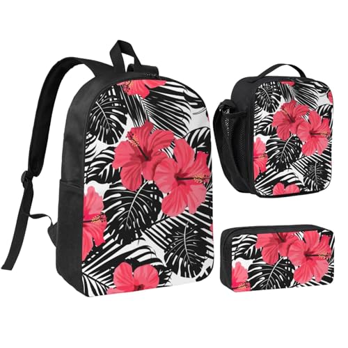 Sac à dos 3 en 1 hibiscus pour simplifier les journées scolaires et les sorties