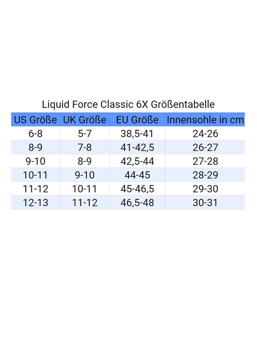 2021 Liquid Force Classic 6X Bindings