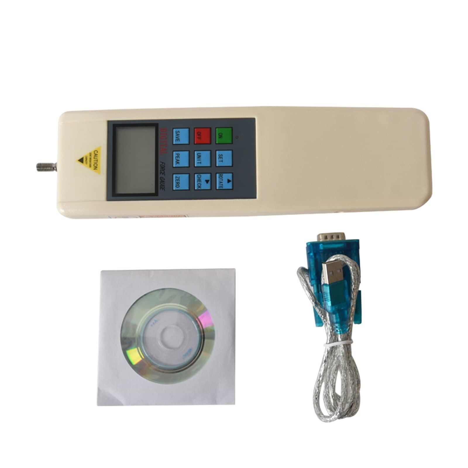 Medidor de fuerza digital, Medidor de fuerza vaivén digital fábrica 2kgs 20N con medidor inalámbrico