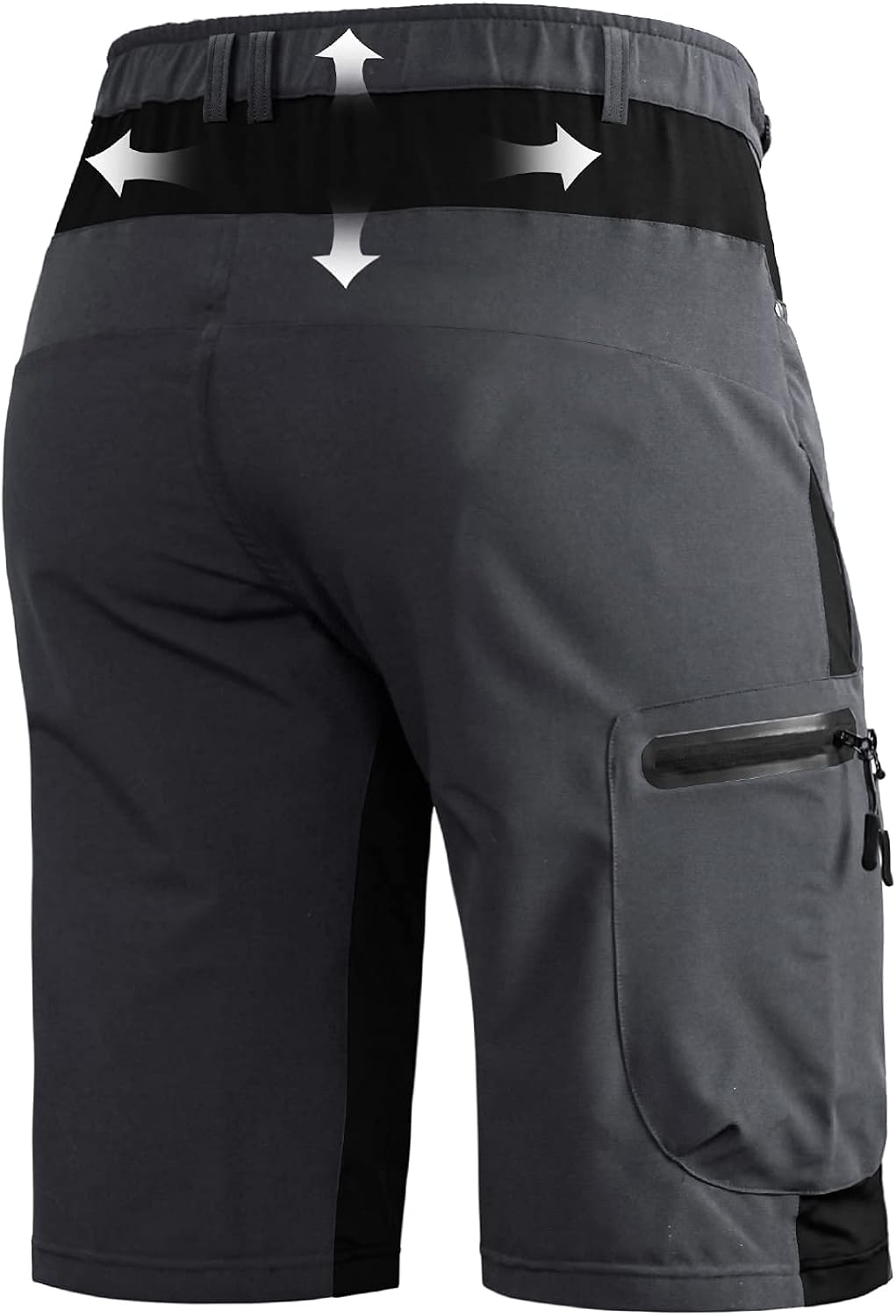 Hiauspor Mens Quick Dry Stretch Cargo Shorts MTB Mountain Bike Shorts for Hiking Tactical Fishing with Zipper Pockets : Sports & Outdoors