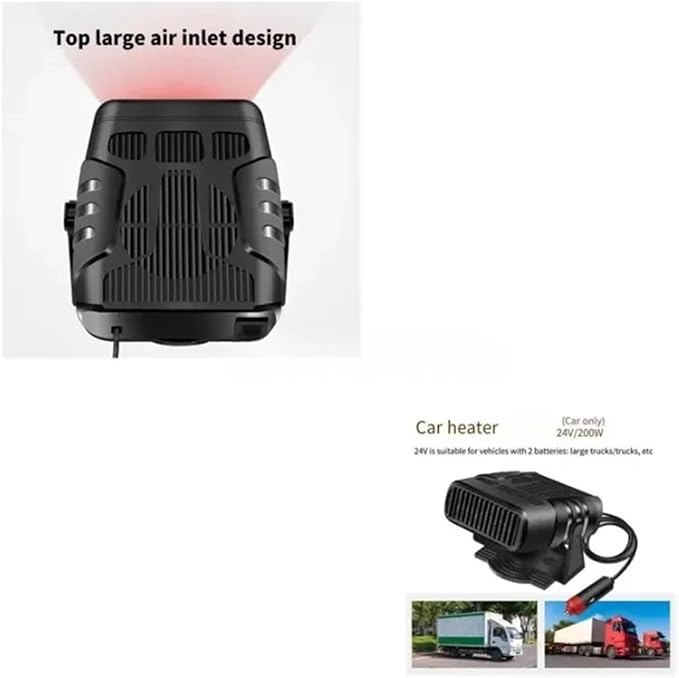 Calefactor Eléctrico Portátil Convector 24V miniatura 4