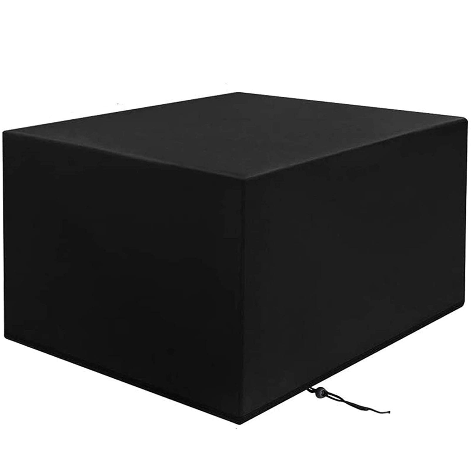 AEXOIO Housse De Protection Salon De Jardin Noir 390x245x85cm/LxWxH Housse De Meuble Étanche,Tissu Oxford 600D Housses Pour Salons De Jardin Avec Corde Et Boucle Verrouillage