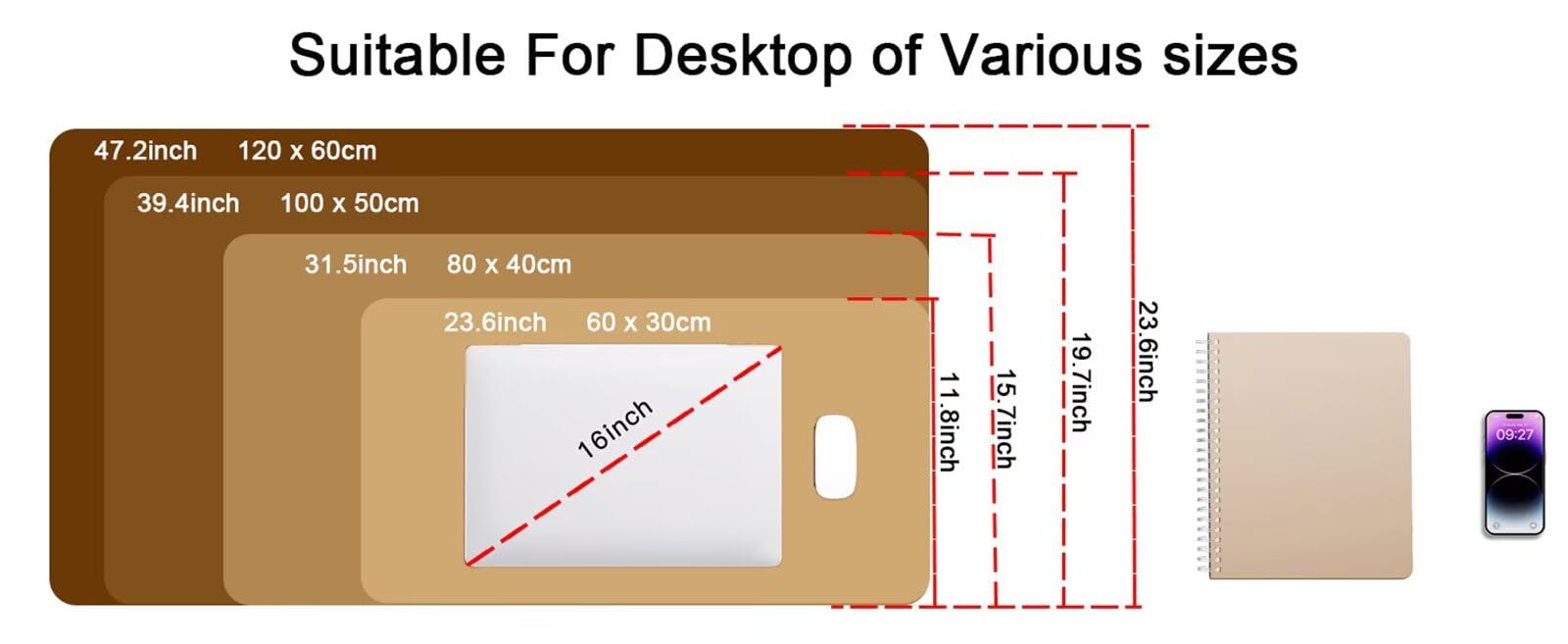Alfombrilla de Ratón para Juegos 1500x800x2 mm Alfombrilla Ratón Grande Alfombrilla Escritorio Extendida con Base de Goma Antideslizante para Gamers PC y Portátil (Dragones Yin Yang)