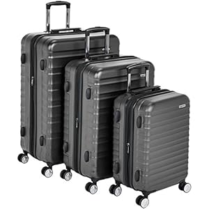 AmazonBasics Polycarbonate Hard 76 cms suitcase(T1916-20_black)