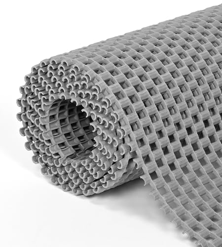 jxgzyy Drainage Mat for Indoor Outdoor, Cuttable Non-Slip Mat Roll 300x90cm, 0.6mm Thick PVC Pool Mat, Commercial Floor Mat for Restaurant, Bathroom, Garden, Garage and Wet Areas