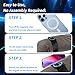 Niyanghome Magnetic Pilot Kneeboard for Smartphone, kneeboard Aviation for Tablets, Universal Pilot Magic Knee Board with Adjustable Length Elastic Strap