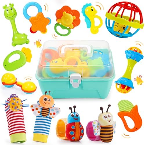 Toys Babies 0-12 Months, Rattle Babies 0-12 Months Toys Rattle So...