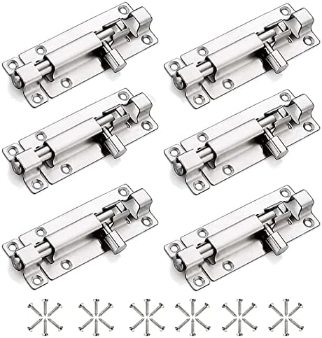 2x Türschlossketten Aus Edelstahl - Sicherheitskette Für Türen, Fenster & Schränke