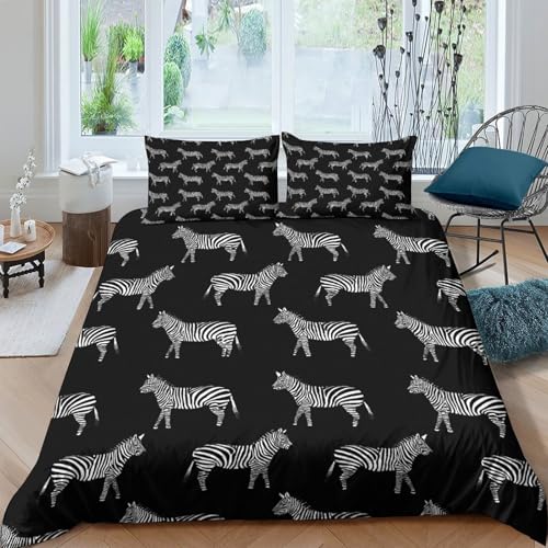 Housse de couette fermeture éclair résistante et parure de lit hypoallergique - 4