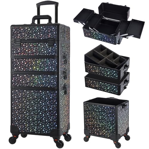 Stagiant Rolling Makeup Case 4-in-1 Organizer