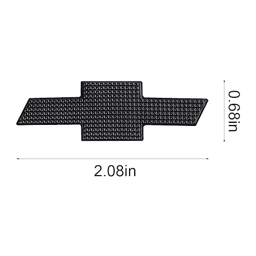 Miniatura 5 de Calcomanía decorativa para volante de Chevy, color negro, para Equinox Malibu Cruze Volt Blazer Silverado Suburban Tahoe Bolt Trax Spark Sonic Impala