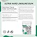 Jawliner® Pioneers the Toughest Handmade Extreme Ultra15x Harder Jawline Gum with 12 Weeks Coaching - Sugar-Free Mastic Gum with No Artificial Flavors - Hard Chewing Jaw gum for Jaw Shaping & Mewing (6 Months Pack)