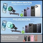 Magnetic Phone Mount Wireless Charging for RAM 1500 2500 3500 2013-2018 - Image 5