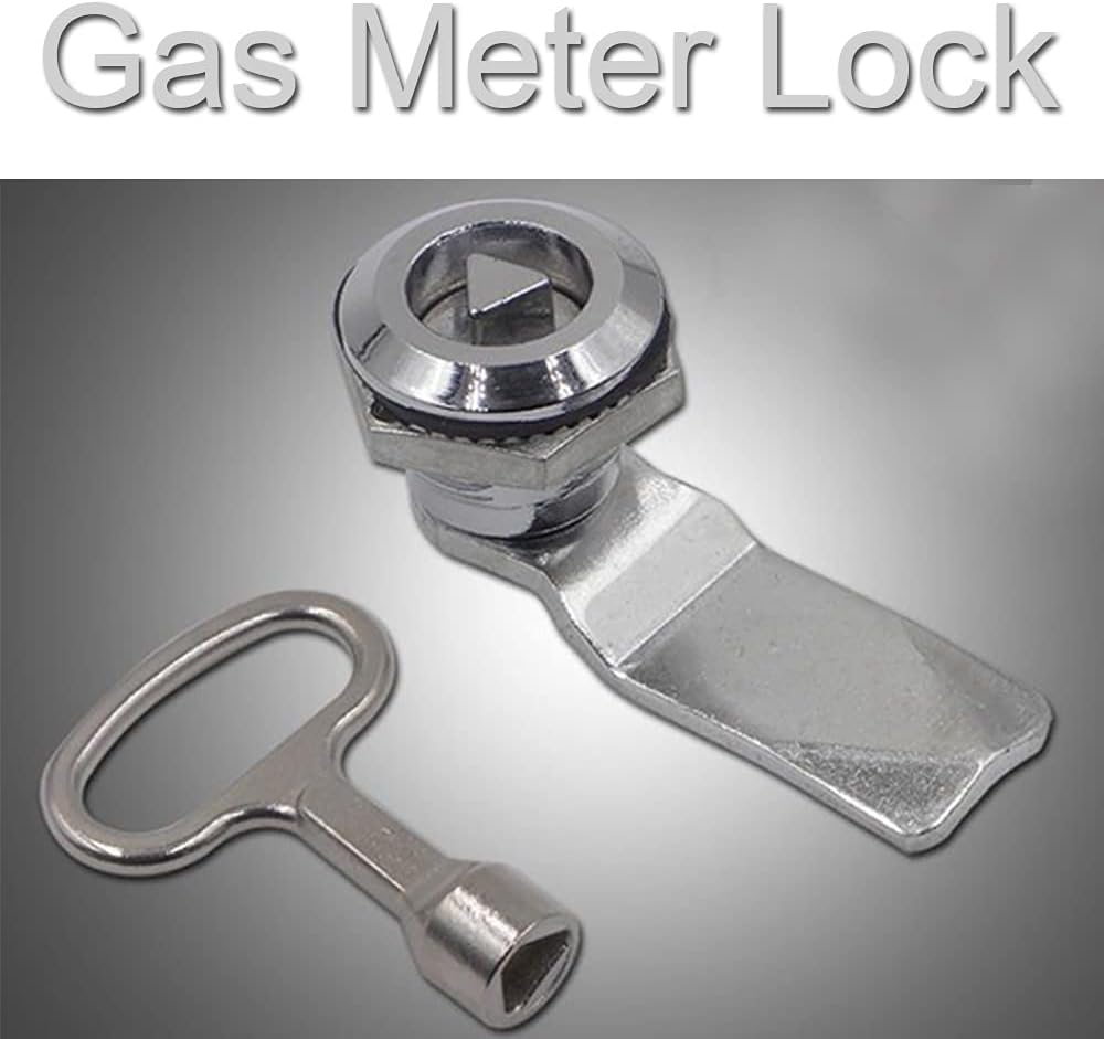 2 Pcs Gas Meter Lock Cam Lock Stainless Steel Metro Train Door Lock