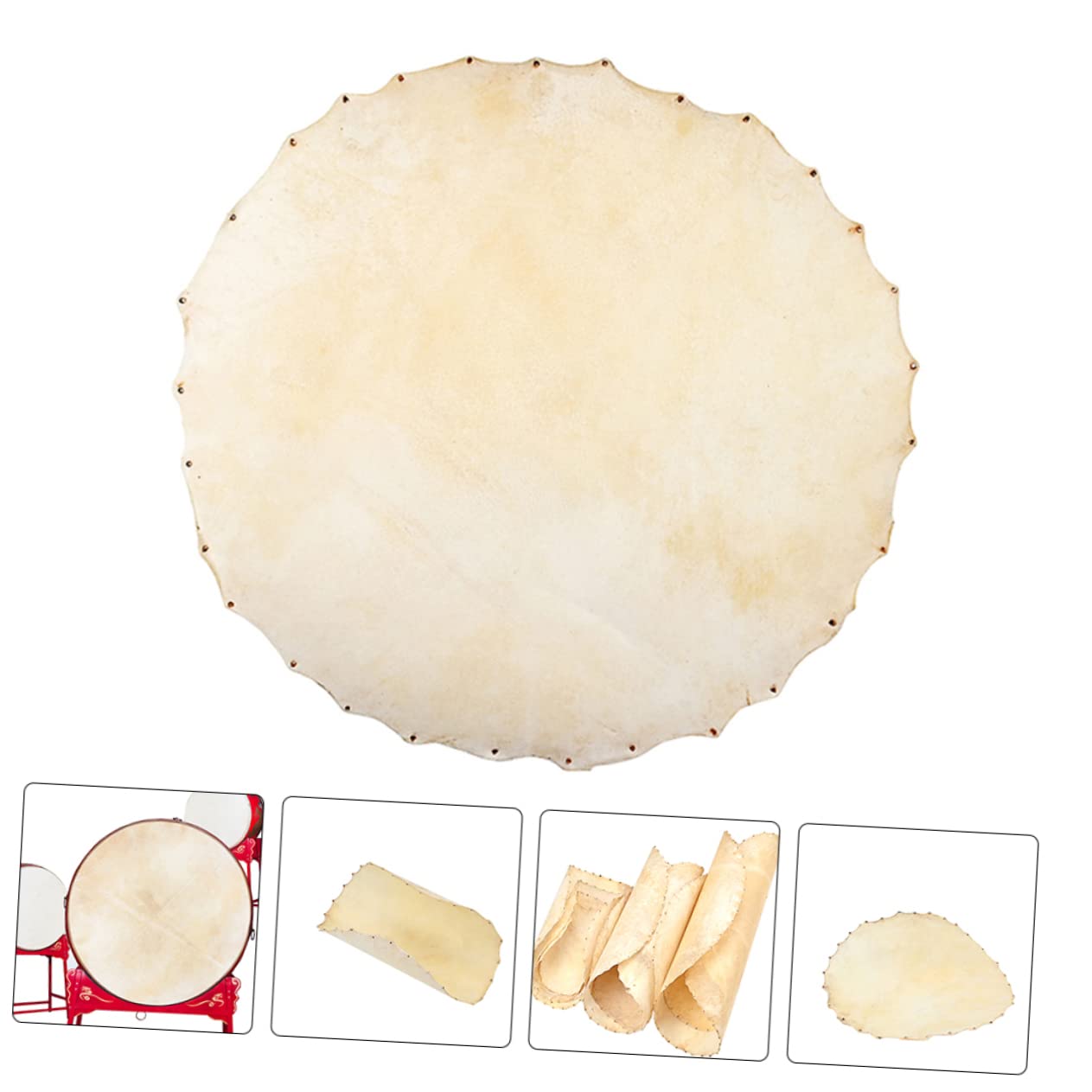 GOOHOCHY 5pcs Musical Instrument Accessories Replacement Drum Enhance Sound for Drums