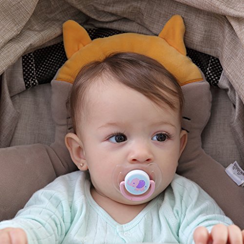 Image of KAKIBLIN Baby Neck Pillow, Upgraded Baby Support Pillow,Head Pillows for Carseat, Newborn Neck Support for Car Seat, Stroller, Pushchair,Travel