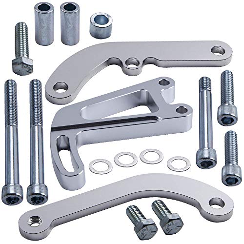 Kit de suporte de direção hidráulica de alumínio para Chevy SBC Small Block 262-400