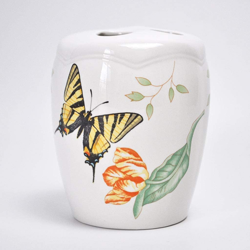 Elegante Soporte para cepillos de dientes, 1 Uds., soporte creativo de cerámica para almacenamiento de cepillos de dientes, estante para cepillos de dientes para ducha de baño, accesorios de baño