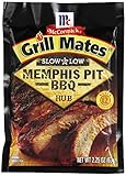 McCormick Grill Mates Slow and Low BBQ Rub, Memphis Pit, 2.25 Ounce (Pack of 10)