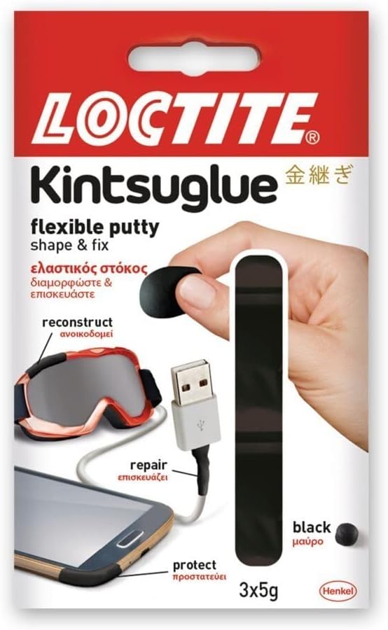 Loctite Kintsuglue, Flexible Adhesive Putty for Repairing