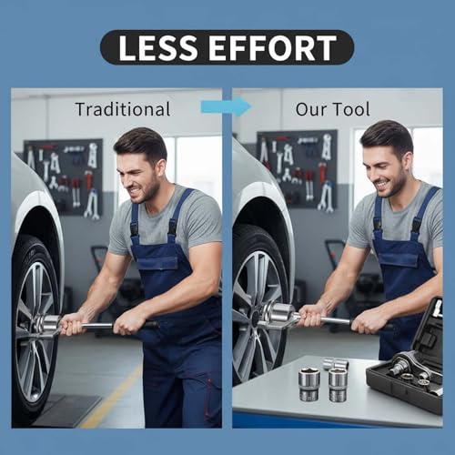 Zestaw kluczy do opon – zestaw narzędzi oszczędzających pracę do usuwania nakrętek kół samochodowych