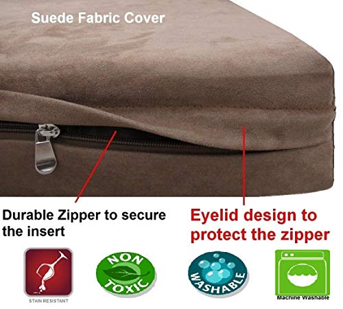 image for Dogbed4less Extra Large True Orthopedic Gel Memory Foam Dog Bed, Water