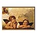 Fridolin Magnes z motywem Raphael-Zwei Engel, metal, kolorowy, 8 x 5,4 x 0,3 cm