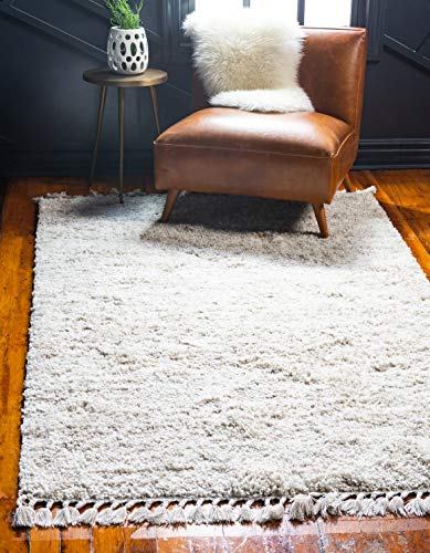 Unique Loom Hygge Shag Collection Modern Moroccan Inspired, Plush &