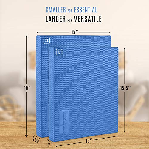Yes4All Foam Exercise Pad/Balance Pads For Physical Therapy And Balance Exercises, Suitable For Home, Work, Rehabilitation,B.blue , Large #TOP3
