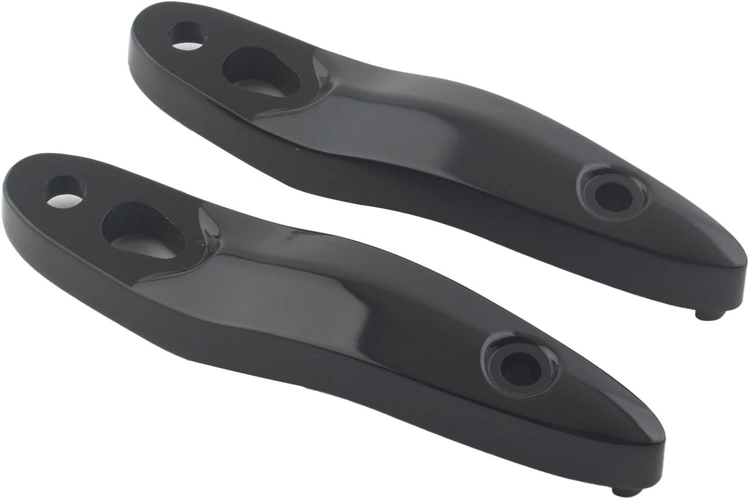 Motorcycle Black Rear Turn Signal License Plate Relocation Brackets Kit Turn Signal Extension Holder Compatible with Harley Softail All Models 2000-2023 (except FXDR)