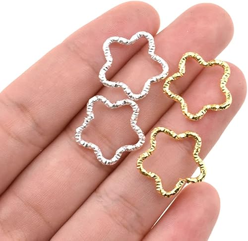 HAO PRO Anillo de salto de estrella de 0.650 in de diámetro, aspecto elegante que evita los bordes afilados que se mantienen cerrados, seguros,