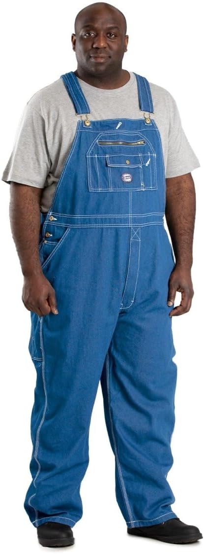 Berne Vintage Unlined Washed Denim Bib Overall