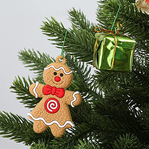 Aixoom 200 Pcs Christmas Ornament Hooks, Christmas Ornament Hangers Metal Wire Small Hooks S-Shaped With Storage Box For Christmas Tree Party Balls Decoration(Green) #TOP3