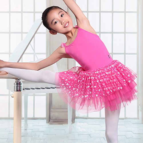 Baiw Dance 115242500 Girls Cute Tutu Ballet Tutu (Deep Pink, S)