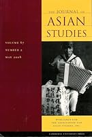 Journal of Asian Studies (JAS) Mat 2008 Vol 67 No 2 B001AQRIGM Book Cover