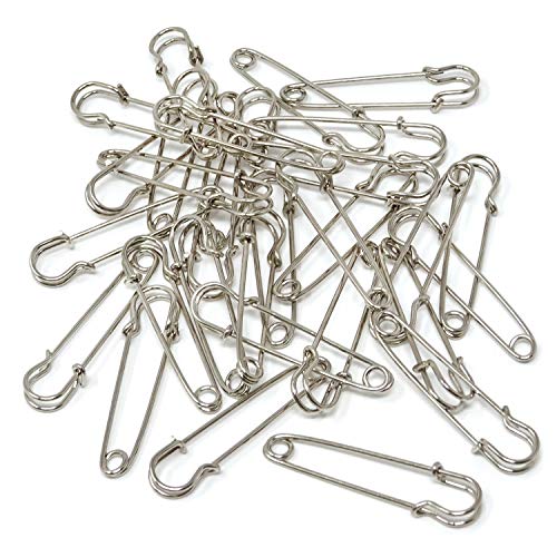 image for Honbay 30PCS 5cm/2Inch Brooches Heavy Duty Safety Pins for Blankets, S