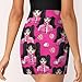 Women's Stretch Athletic Skorts Skirts American Pink Woman Girl Art, High Waisted Tennis Yoga Dance Golf Skirt with Pockets, Flared Active Mini Skirt for All Sports Activities
