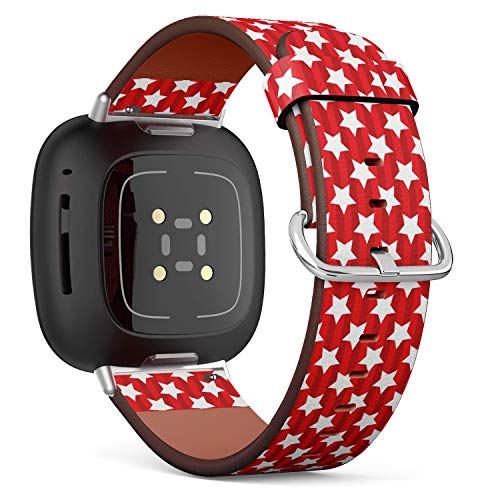 Correa de cuero para Fitbit Versa 3/4 y Sense Q-Beans miniatura 1