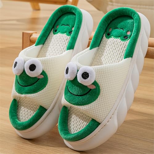 Women's Cute Animal Pig Slippers - Soft, Cosy Four Seasons Home Linen Slippers2