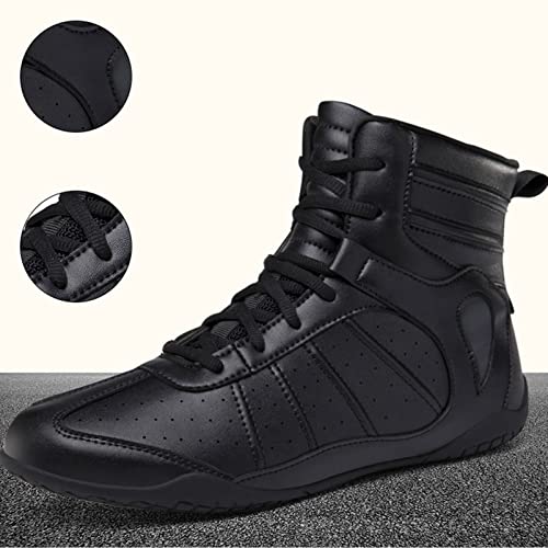 Wrestling Shoes for Men Lightweight Breathable Training Shoe Leather Boxing Shoes for Adults3