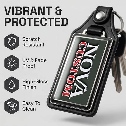 Image of Brotherhood Car Key Chain for Nova - Classic Models Keychain for Men and Women Gift Key Ring
