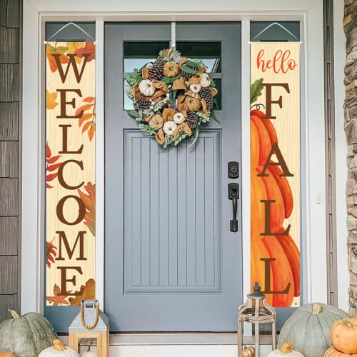 Welcoming Fall Decor Banners for Home