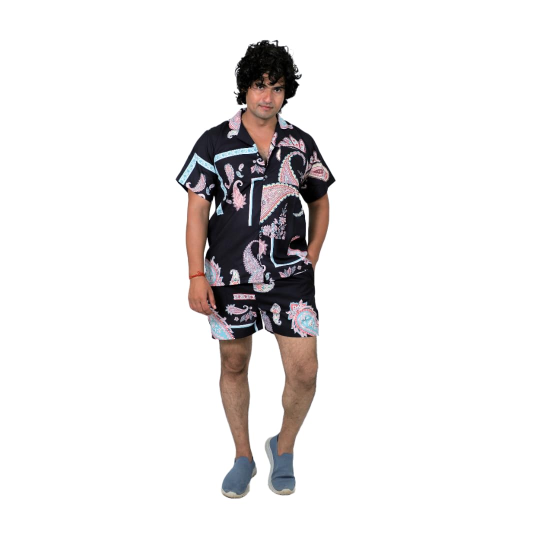 gp collection Shirts with Shorts Night Suit Set Printed-picture-46