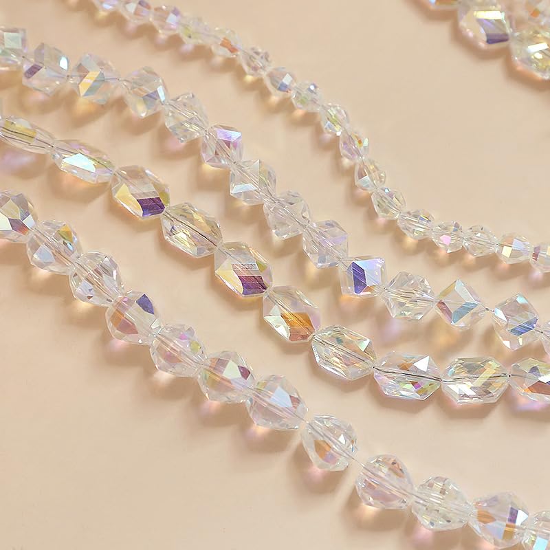 ONURTH 10/6mm 60-110 Uds. Cuentas de Cristal tridimensionales de Estrella de Mariposa para Hacer joyería, Pulsera, Pendientes, Cuentas de Cristal DIY para Manualidades