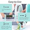 Ourokhome Zucchini Noodle Maker Spaghetti Spiralizer - 5 Blades Vegetable Slicer for Veggie Noodles and Curly Chips #4