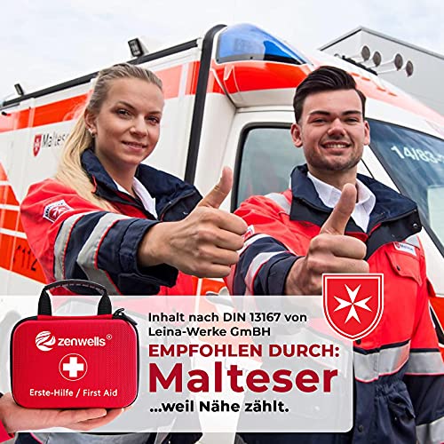 First Aid Kit Bag - Small Safety Emergency Supplies for Travel, Car, Camping, Sports - Compact and Robust Medical Kit… - Image 5