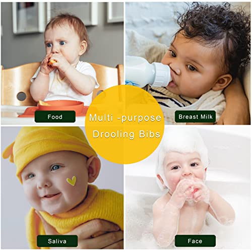 Zurlefy Adjustable Buttons Muslin Bibs For Baby Boys, Absorbent Cotton Drool Baby Bibs For Feeding, Teething, Drooling (5 Pack-2) #TOP7