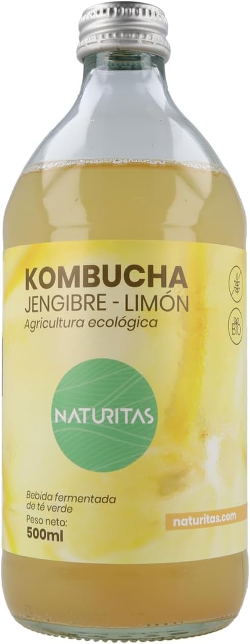 Kombucha jengibre-limón Bio 500 ml