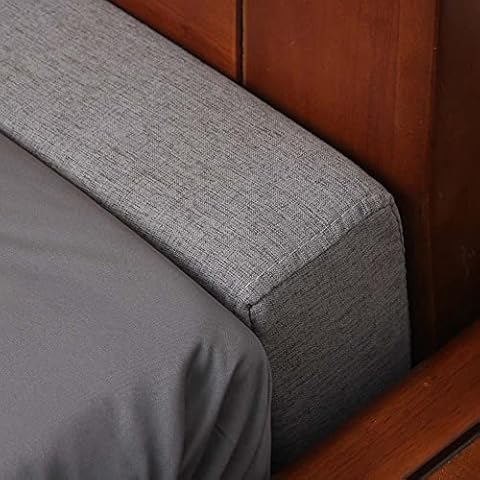 YURRO Dickes Bett-Wand-Lückenfüller, Memory-Schaum-Kopfteil, gepolstert, Matratzenverlängerung, Bettbrücke, Doppel-zu-King-Size-Konverter-Set, Nackenrolle, langes Kissen Cover