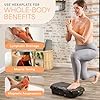 Lifepro Vibration Plate Exercise Machine with Magnetic Acupoints, Whole Full Body Vibration Platform Machine for Beginners, Full Body Workout Machine